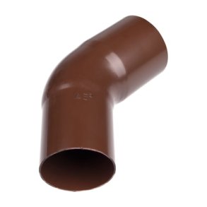 75 mm x 45� B�jning brun Plastmo