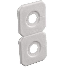 Roset duo, hvid 15-22mm cc afstand 60mm