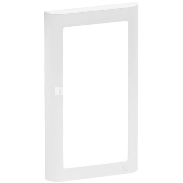 Fuga designramme 63 Soft 1x2M lodret hvid   