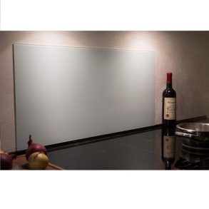 St�nkplade glas hvid firkantet 30x60 cm