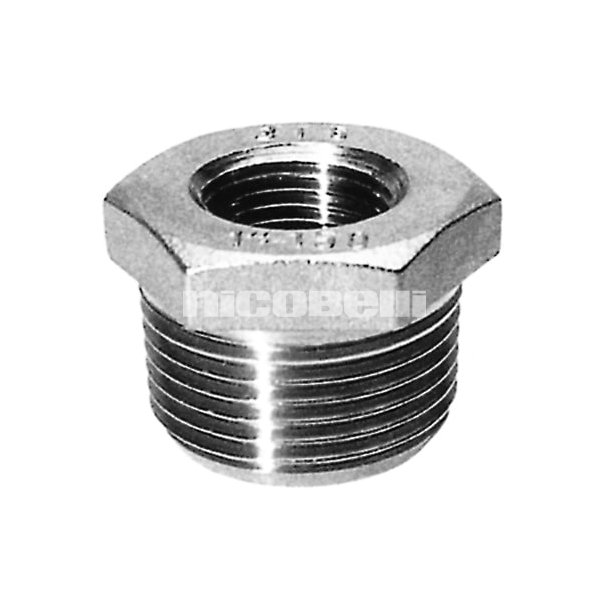 3/4" x 1/2" Nippelmuffe AISI 316 031741133