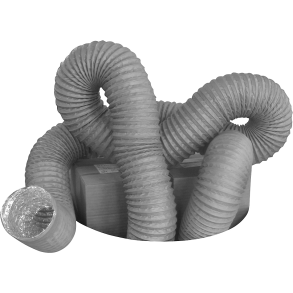 Flex-160, �land Flexslange PVC-belagt aluminiumsfolie p� st�lspiral L=5000