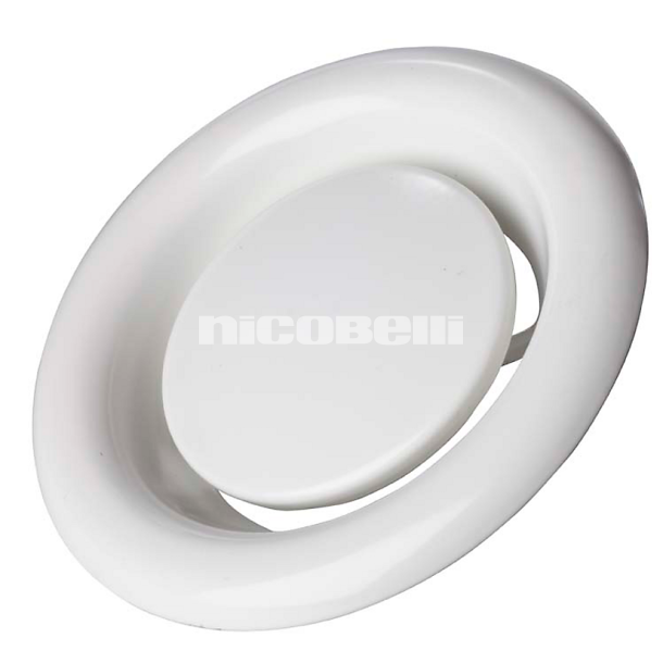 Altech udsugningsventil �100 mm inkl.ramme