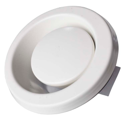 Udsugningsventil KGEB-125-3 U. Ramme