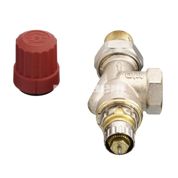 Danfoss ventilhus 1/2" RA-N omvendt vinkellbende