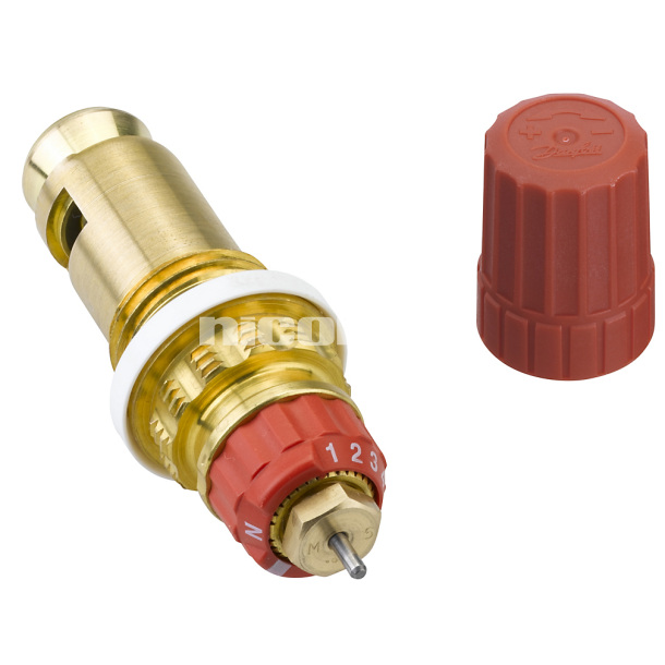 Danfoss RA-N indbygningsventil. Passer til Altech NY C6 ventilradiatorer 013G7380