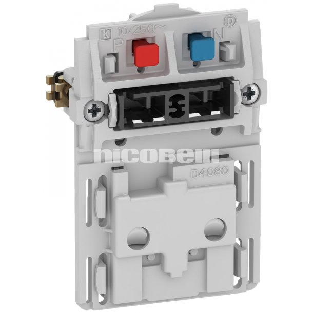 Fuga stikkontakt U/J med afbryder uden afd�kning