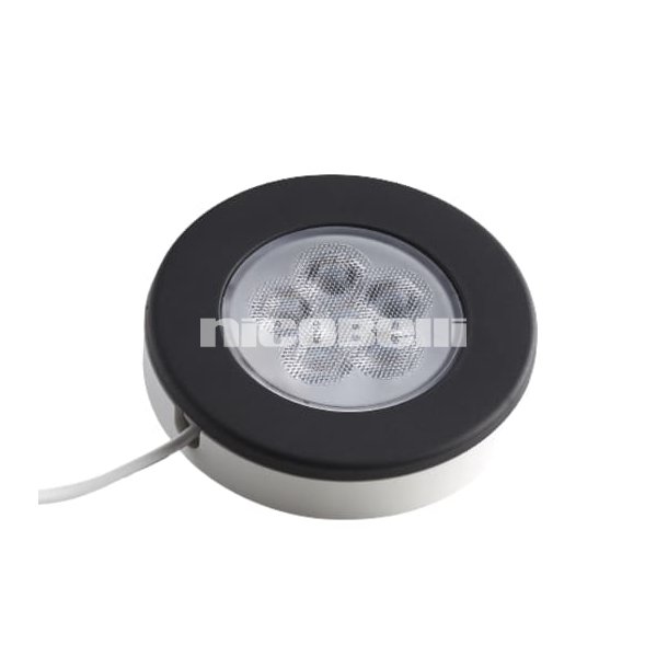 Coverring til ID-LED spot, sort