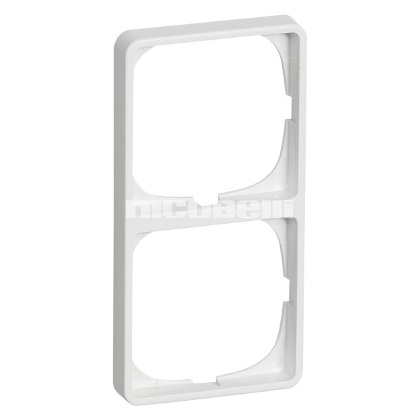 Fuga Ramme 50 2x1M hvid   