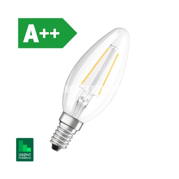 Parathom LED Kerte 4W 827, 470 lumen, E14, filament, klar