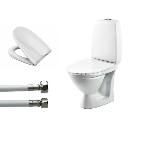 Toiletpakke IF� sign kort model med p-l�s, slange og s�de 