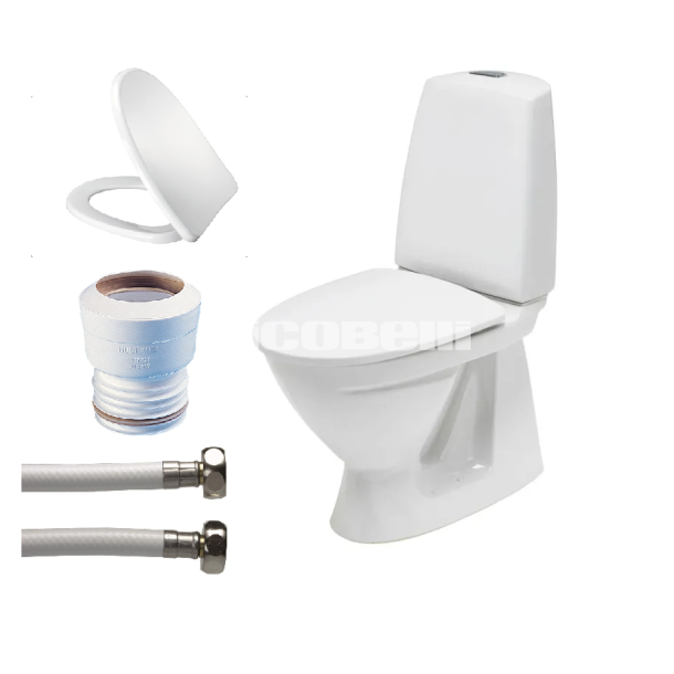 Toiletpakke IF� sign med skjult s-l�s, slange, Pressalit 754  s�de og multikvik