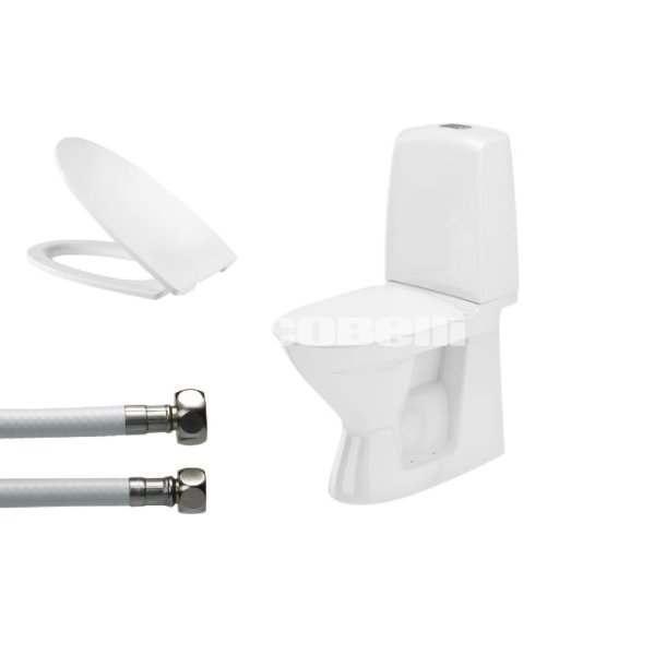 Toiletpakke IF Spira med skjult s-ls, slange og sde