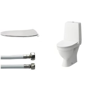 Toiletpakke Laufen Kompas med P-L�s, slange og s�de