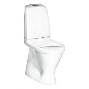 Gustavsberg Nautic Toilet 1546. S-l�s. H�j model med Ceramicplus 