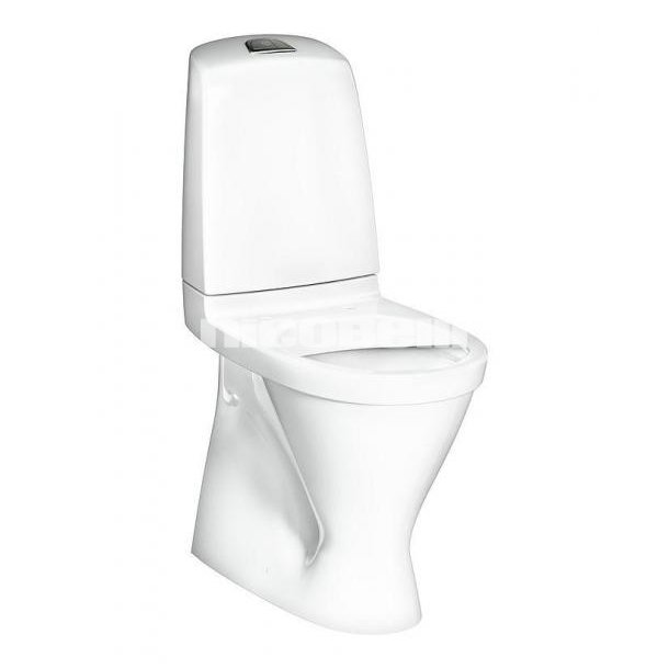 Gustavsberg Nautic Toilet 1546. S-l�s. H�j model med Ceramicplus 