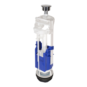 Gustavsberg Nordic 2002 bundventil med trykknap, forkromet.