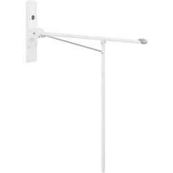 Pressalit Toiletst�tte med ben, h�jderegulerbar. hvid