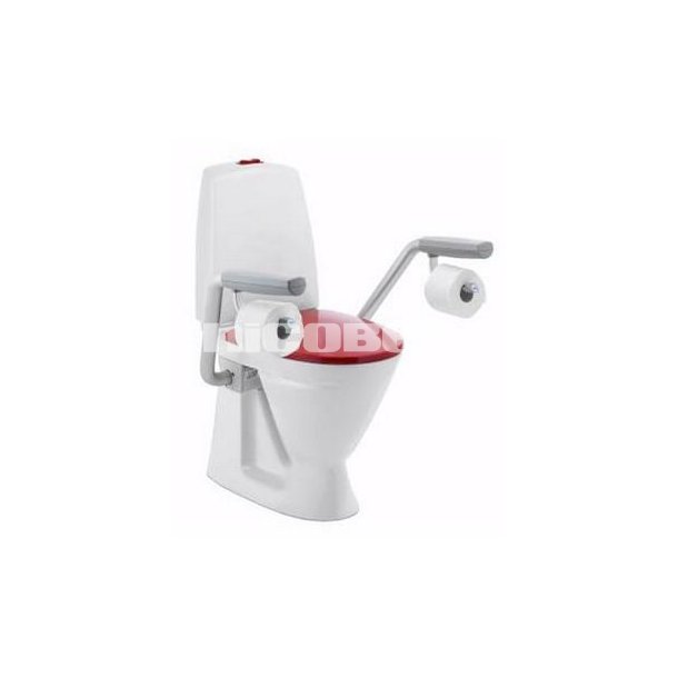 If support toiletarmsttte st a 2 stk. med toiletpapirholdere