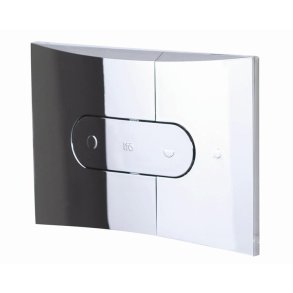 If� Sign frontluge til indbygning, blankforkromet. H: 215 mm, B 140 mm