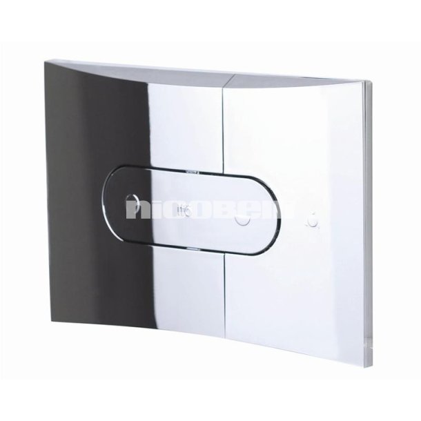 If� Sign frontluge til indbygning, blankforkromet. H: 215 mm, B 140 mm