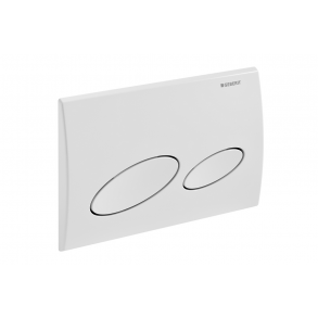 Geberit KAppa20 betjeningsplade, kunststof hvid