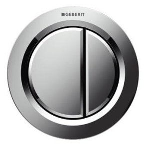 Geberit Omega01 - remote, pneumatisk, til dobbeltskyl krom