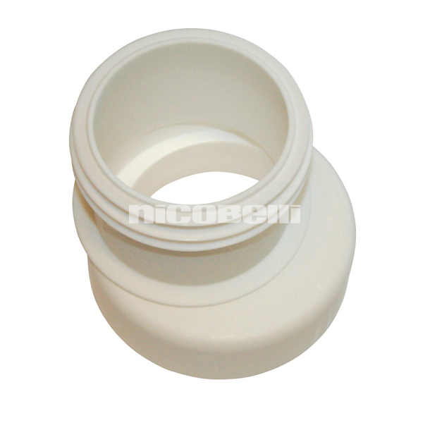 Klosettilslutning excentrisk 110mm E Wisa 7. Til spidsende. 20 mm forskydning