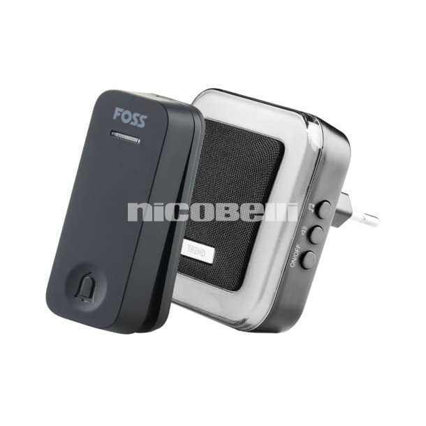 Trend drklokke Premium Bluu 1, plug in, sort