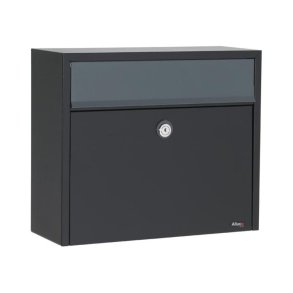Allux postkasse LT150 sort med aluindkast