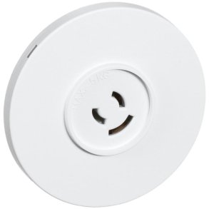 Lampestikkontakt �80, m/j, hvid