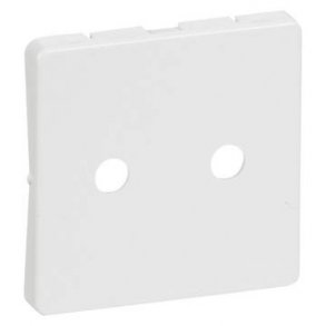 Fuga stikkontakt U/krave 1M i hvid