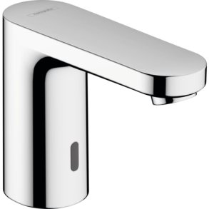 hansgrohe Vernis Blend elektronisk h�ndvaskarmatur med forh�ndsjusterbar temperatur, 6 V