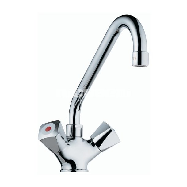 B�rma Standard k�kkenarmatur krom 2-grebs