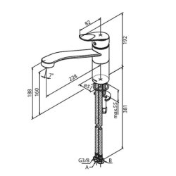 Damixa Clover Green k�kkenarmatur lav tud