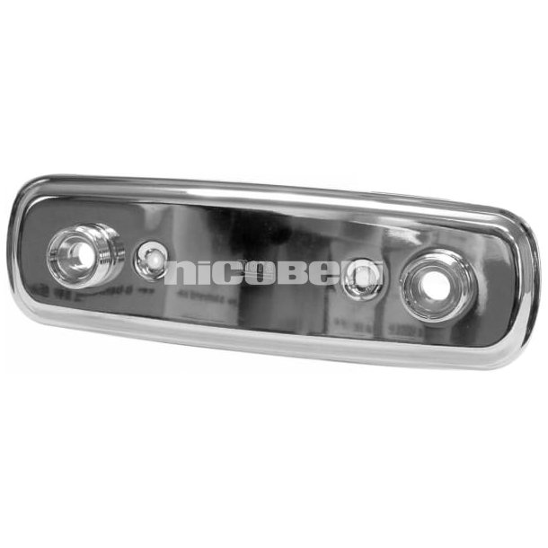 Mora 15 mm forkromet d�kplade