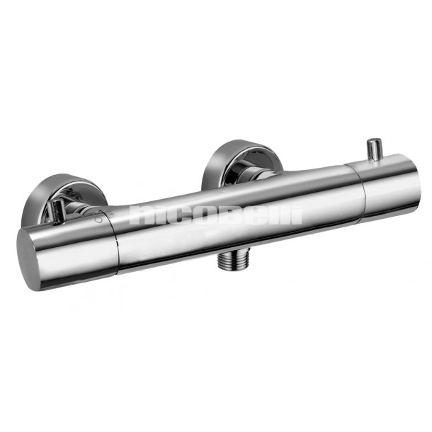 Light termostat-blandingsbatteri Standard med flex-omlber og 1/2" studs ned