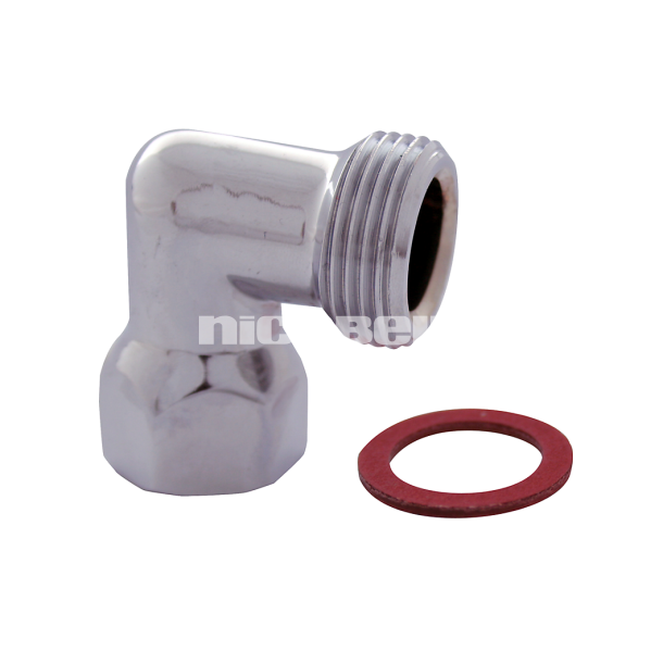 Altech tilgangsstykke vinkel 3/4"x1/2" forkromet