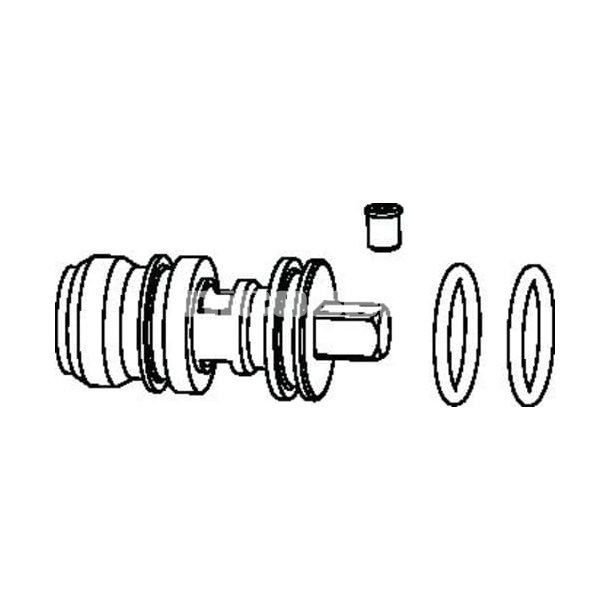 Gustavberg Spindel til grdhane, selvtmmende fra 2003- leveres uden ngle