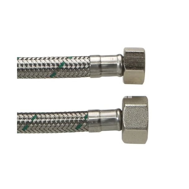 Tilslutningsslange DN8 3/8" x 1/2" 300 mm