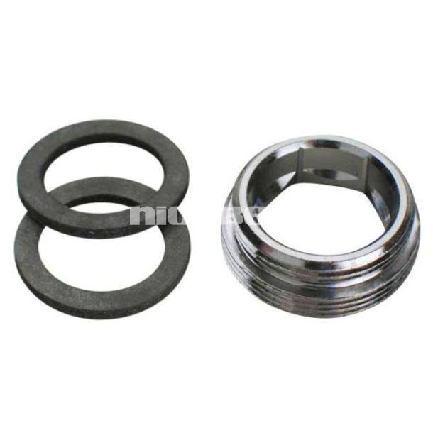 M24 x M22 Overgangsnippel nippel/nippel