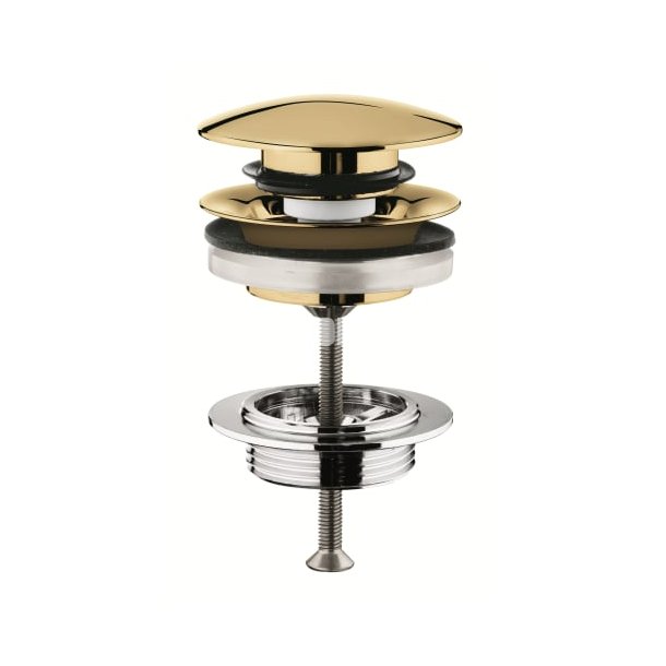 GROHE Push up bundventil, cool sunrise / Poleret messing