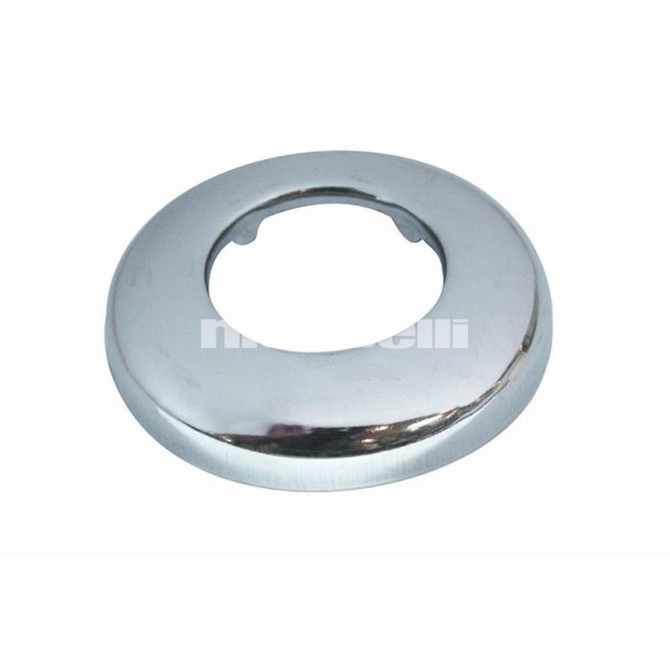 1.1/4" Forkromet roset lav 15mm