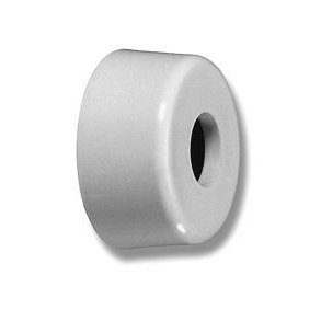 Roset 32 mm i hvid kort (4cm)