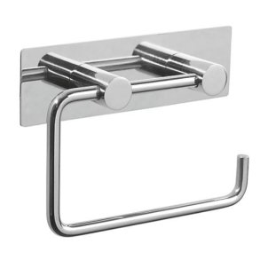 Pressalit toiletpapirholder med bagplade i poleret rustfri st�l