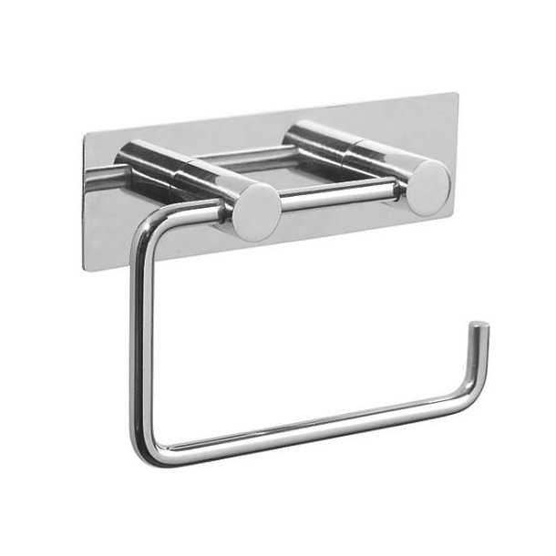Pressalit toiletpapirholder med bagplade i poleret rustfri st�l