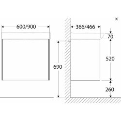 IF� SENSE M�BELPAKKE SPMP 60 V1 HVID MED IF� SPIRA VASK 15242