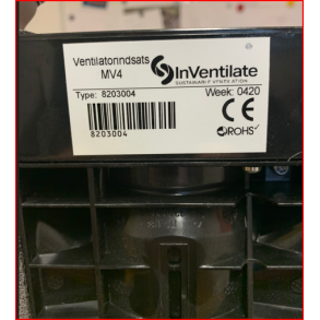 Ventilationindsats MV4