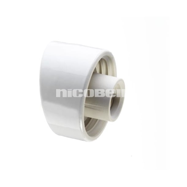 Vglampe skr, E27, gevind 84,5 mm, hvid, IP20	