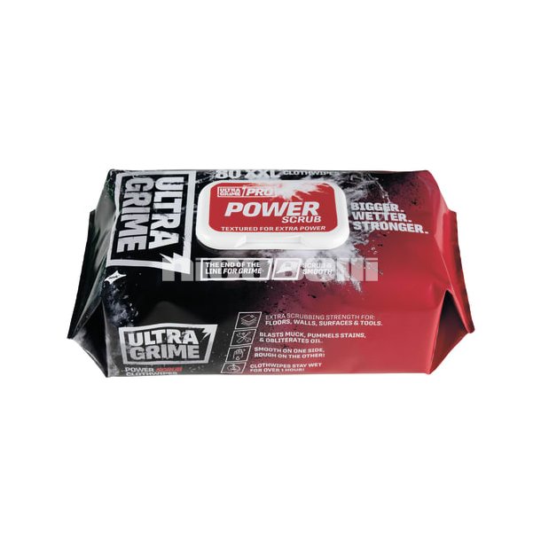 ULTRAGRIME PRO: POWER SCRUB a 80 stk